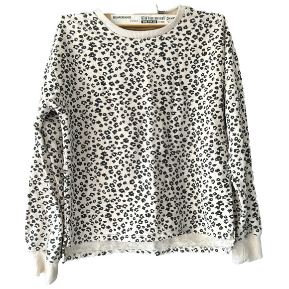 Jessica Simpson Other - Girls pink & black Nessica Simpson high low sweat shirt Sz 7/8